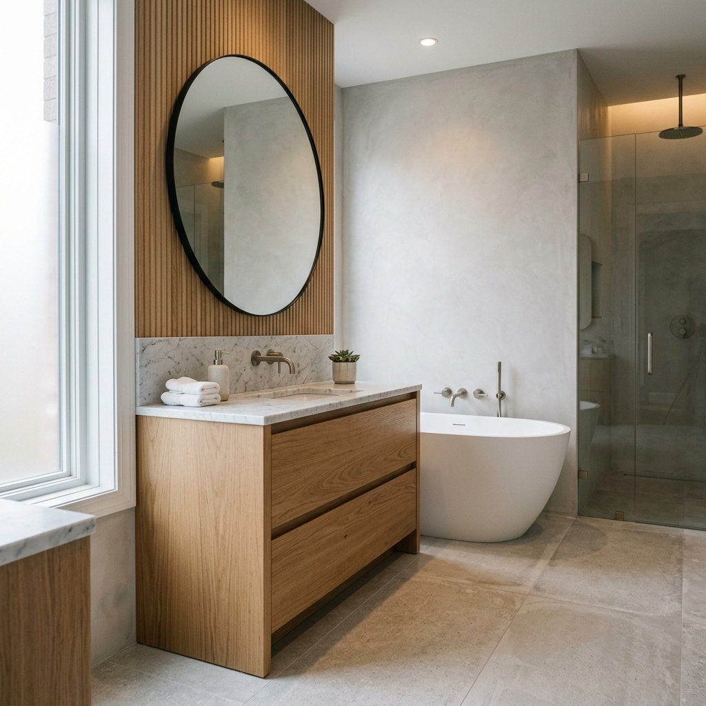 Premium bathroom renovation completed in Chicago by Matylac Development