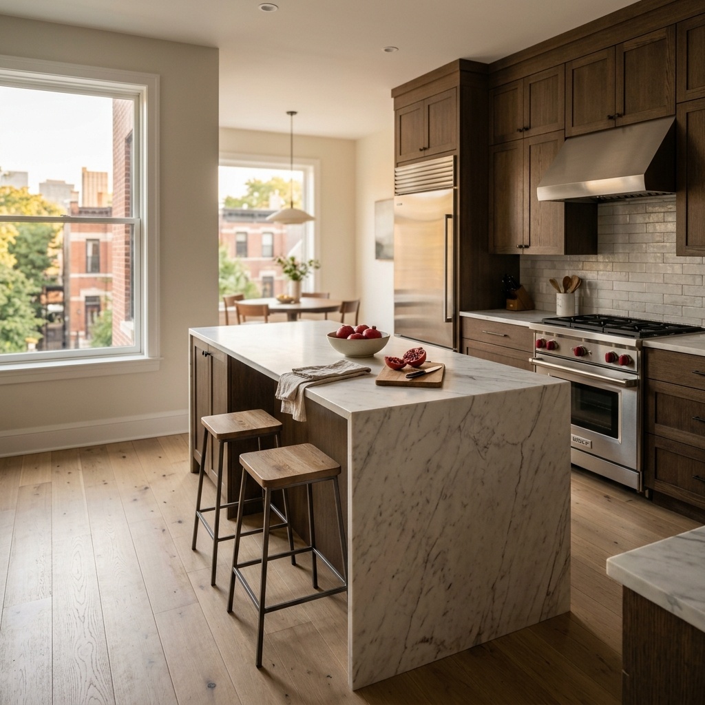 Premium kitchen renovation in Chicago by Matylac Development